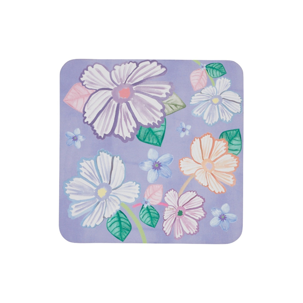 Poppy Love Cork Back Coaster 10.5cm Set of 4 Gift Boxed