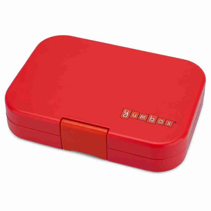 Yunbox Panino 4 Compartment Bento Style Lunch Box - Roar Red