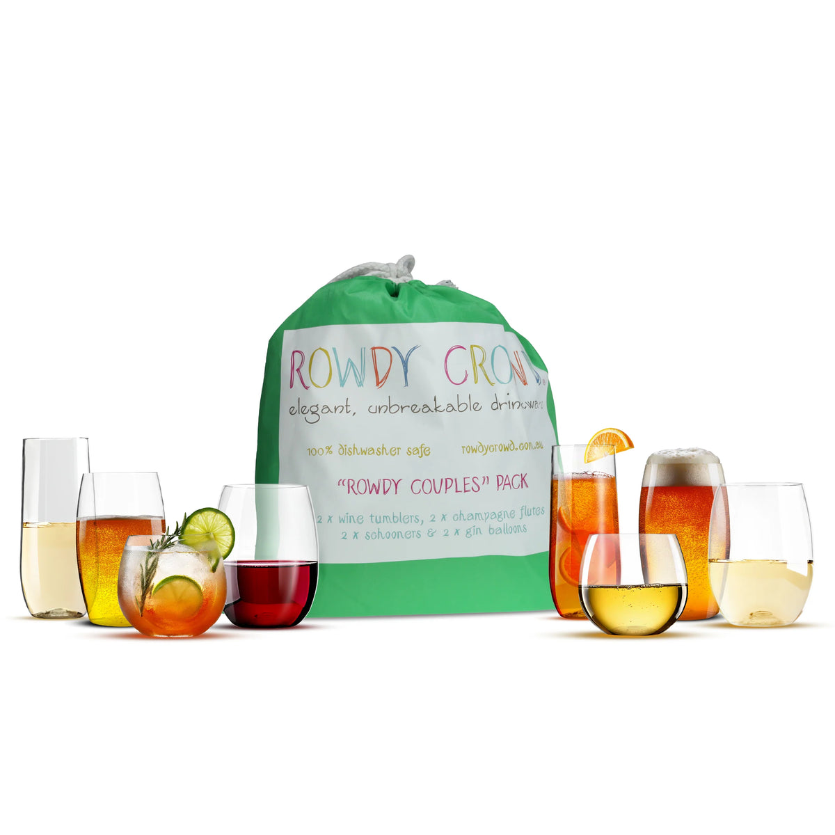 Rowdy Buffe Rowdy Couples Pack Variety 8 Pieces | Rowdy Crowd | Matchbox