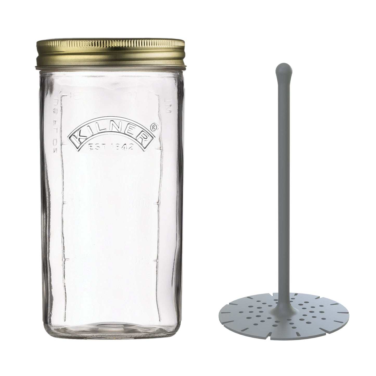 Kilner Pickle Jar with Lifter - 1 Litre