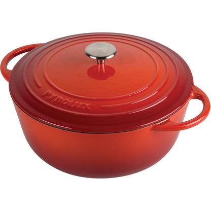 Pyrolux Pyrochef Casserole 28cm 6 Litre - Red