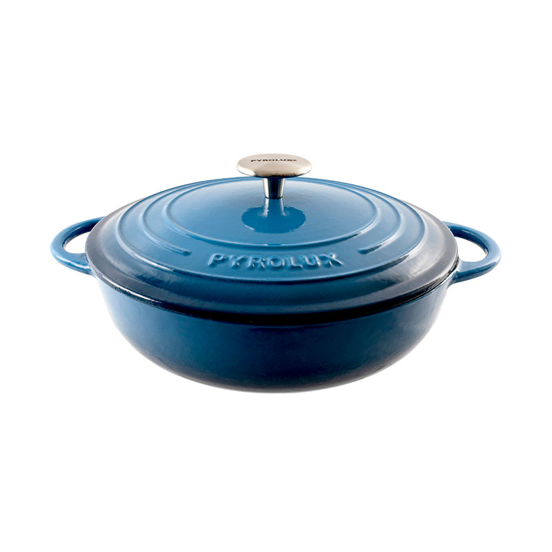 Pyrolux Pyrochef Low Chef Pan 24cm/2.5L - Blue