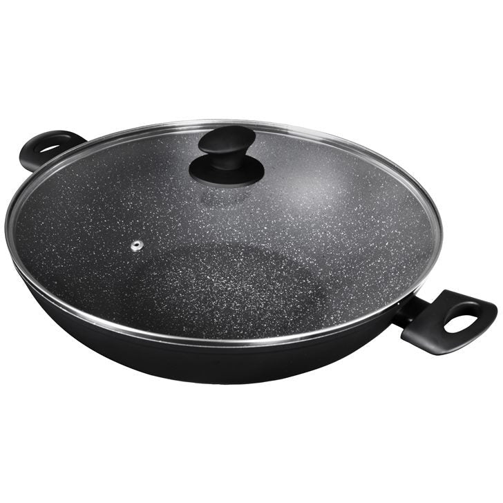 Pyrolux Pyrostone Wok with Lid - 36cm