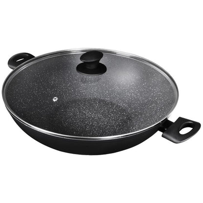 Pyrolux Pyrostone Wok with Lid - 36cm