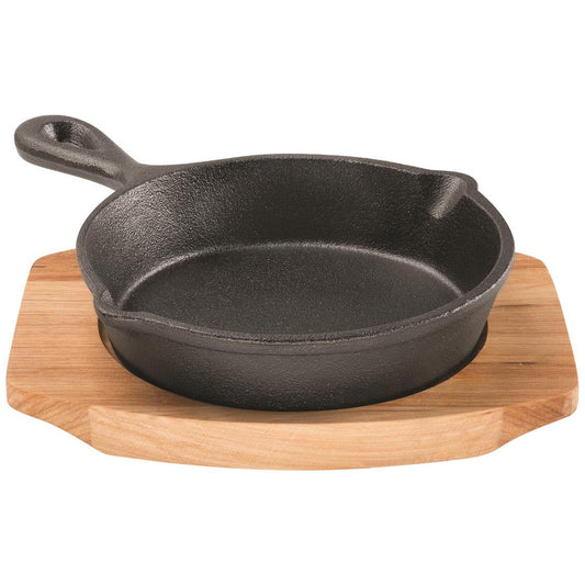 Pyrolux Pyrocast Skillet 13.5cm With Maple Tray