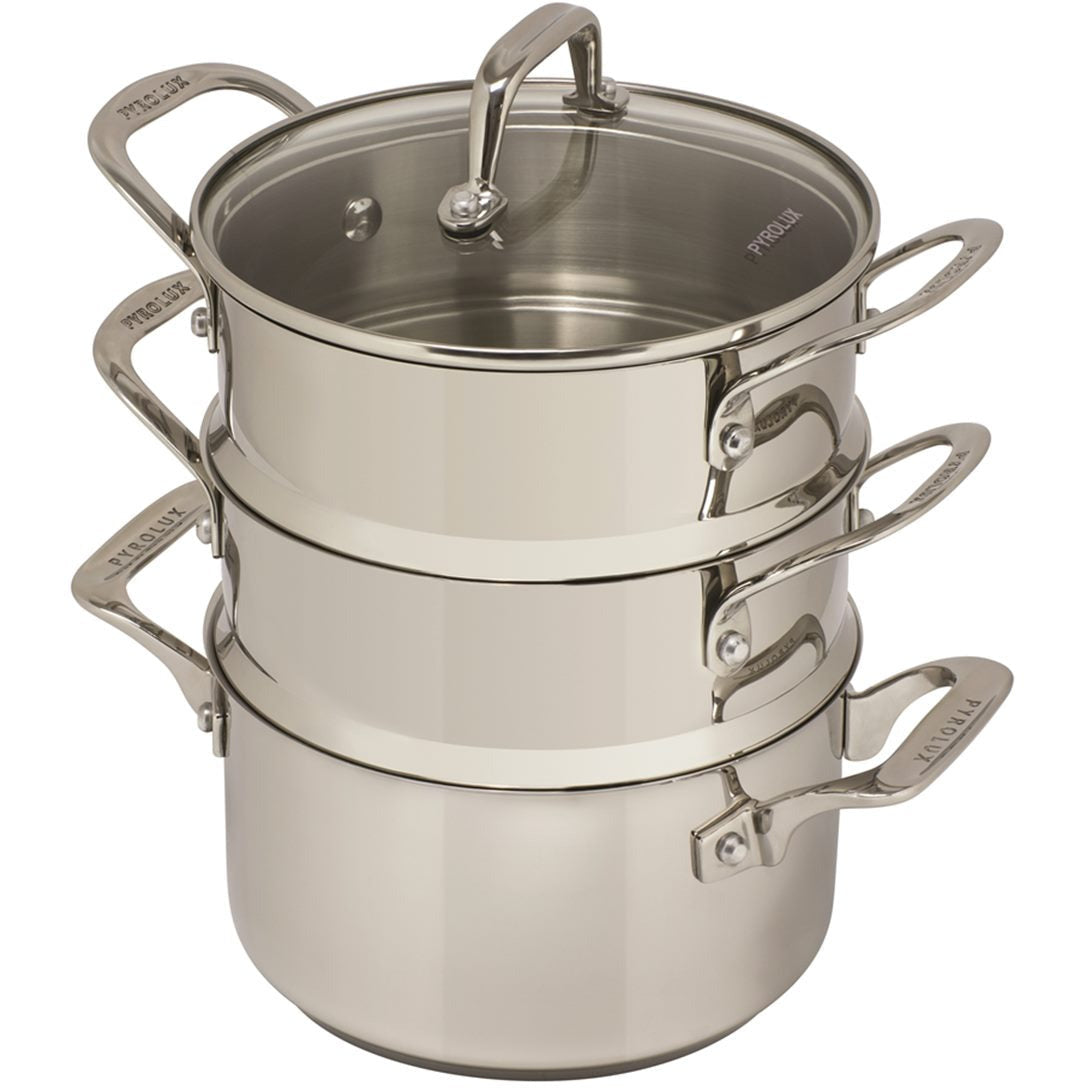 Pyrolux 3 Tier Steamer - 18cm