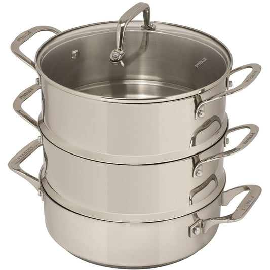 Pyrolux 3 Tier Steamer Set - 24cm