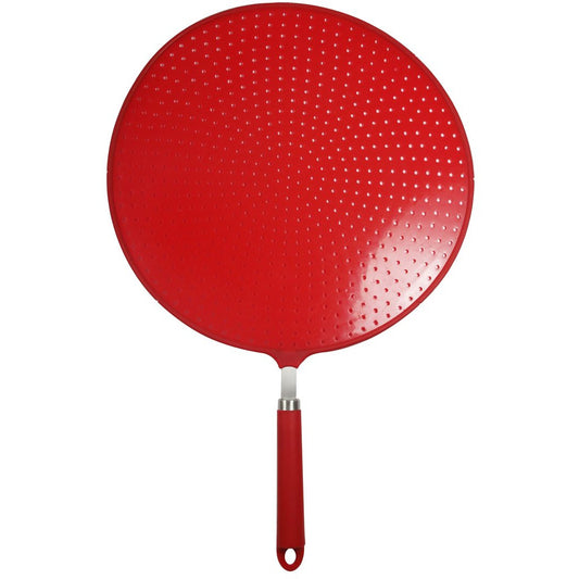 Avanti Slicone Oil Splatter Screen in Red - 33cm
