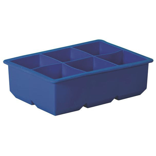Avanti King Cube 6 Cup Silicone Ice Cube Tray - Blue