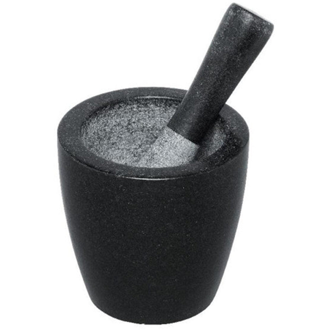Avanti Tall Black Mortar & Pestle - 13cm