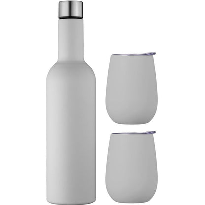 Avanti Wine Travellers Set - Dove Grey