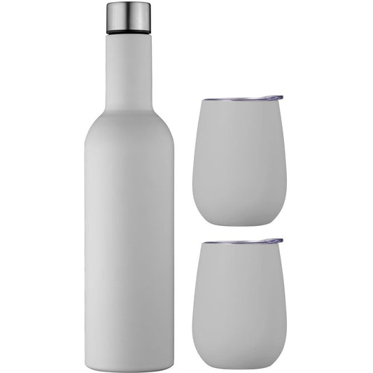 Avanti Wine Travellers Set - Dove Grey
