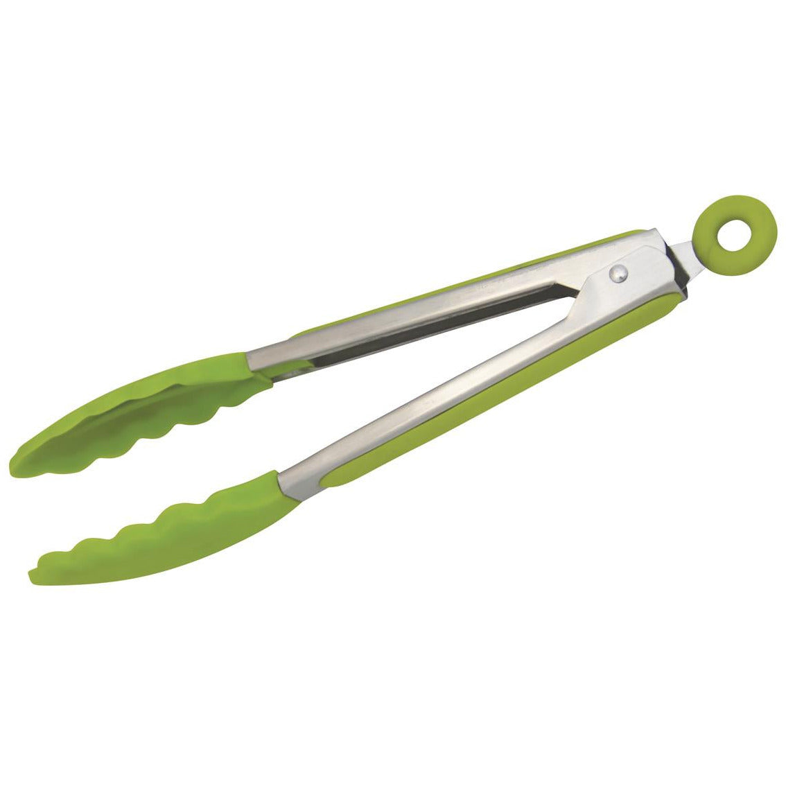 Avanti Silicone Stainless Steel Tongs 23cm - Green