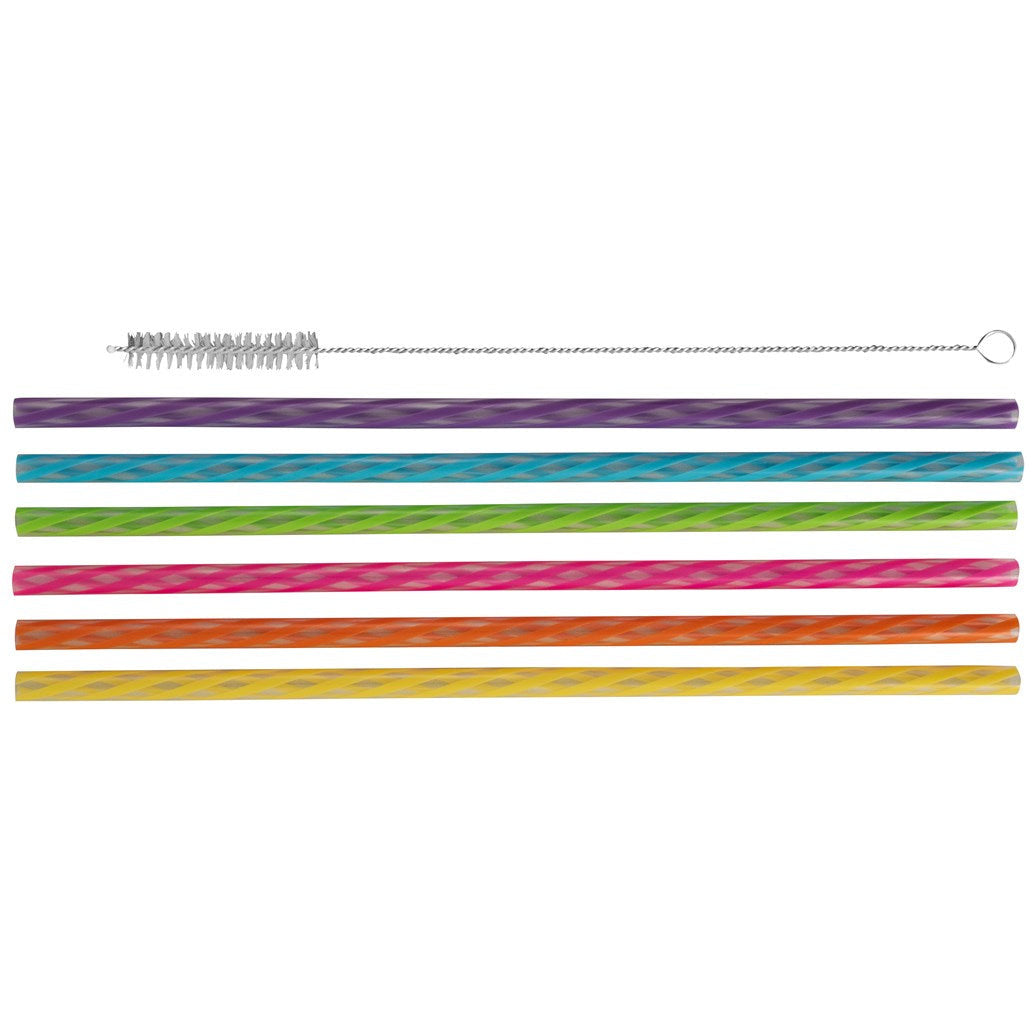 Avanti Reusable Straws Rainbow Set of 24
