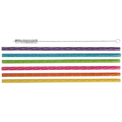 Avanti Reusable Straws Rainbow Set of 24