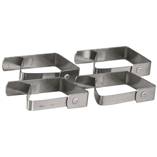 Avanti Stainless Steel Table Cloth Clips - Set Of 4