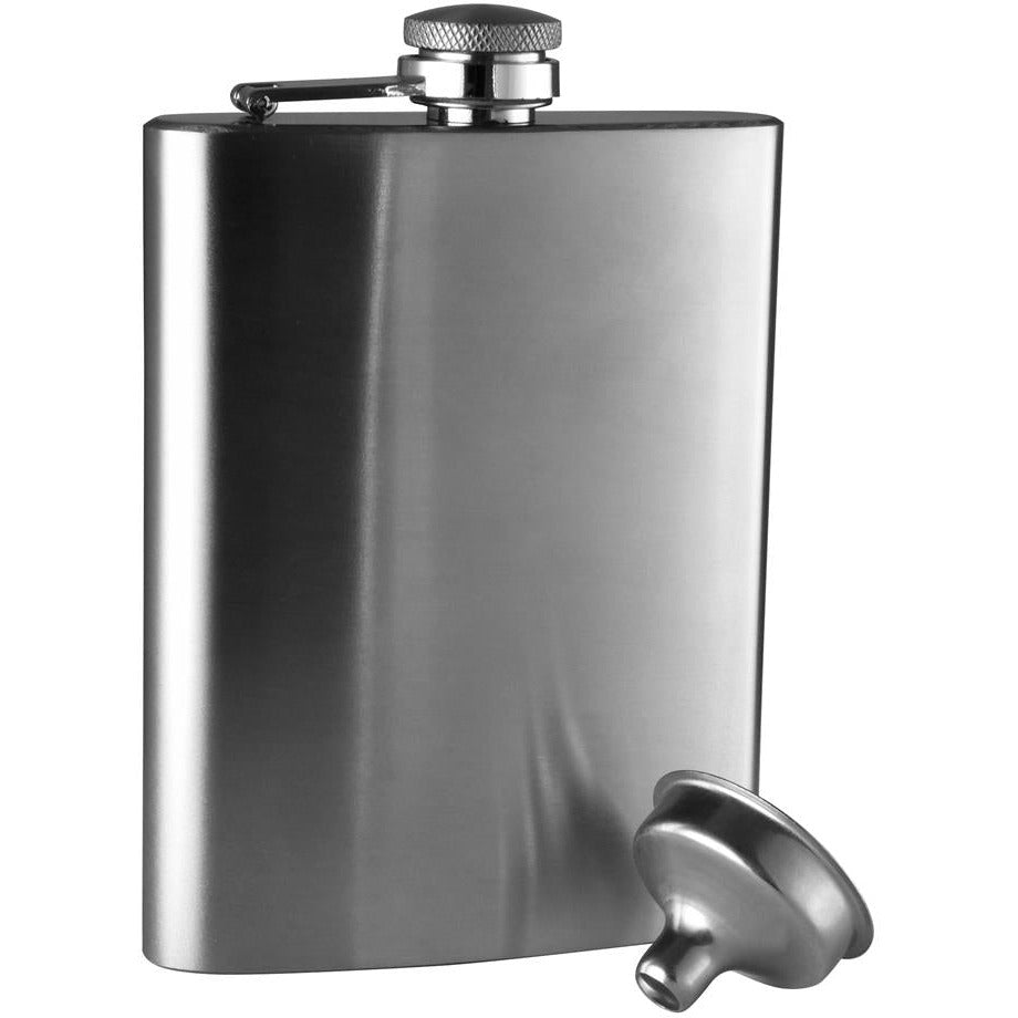 Avanti Classic Hip Flask With Funnel - Satin