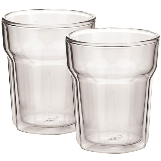 Avanti Nove Twin Wall Glass 2 Pc Set - 250ML