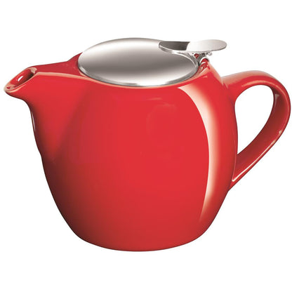 Avanti Camelia Cermic Teapot 500ML- Fire Engine Red