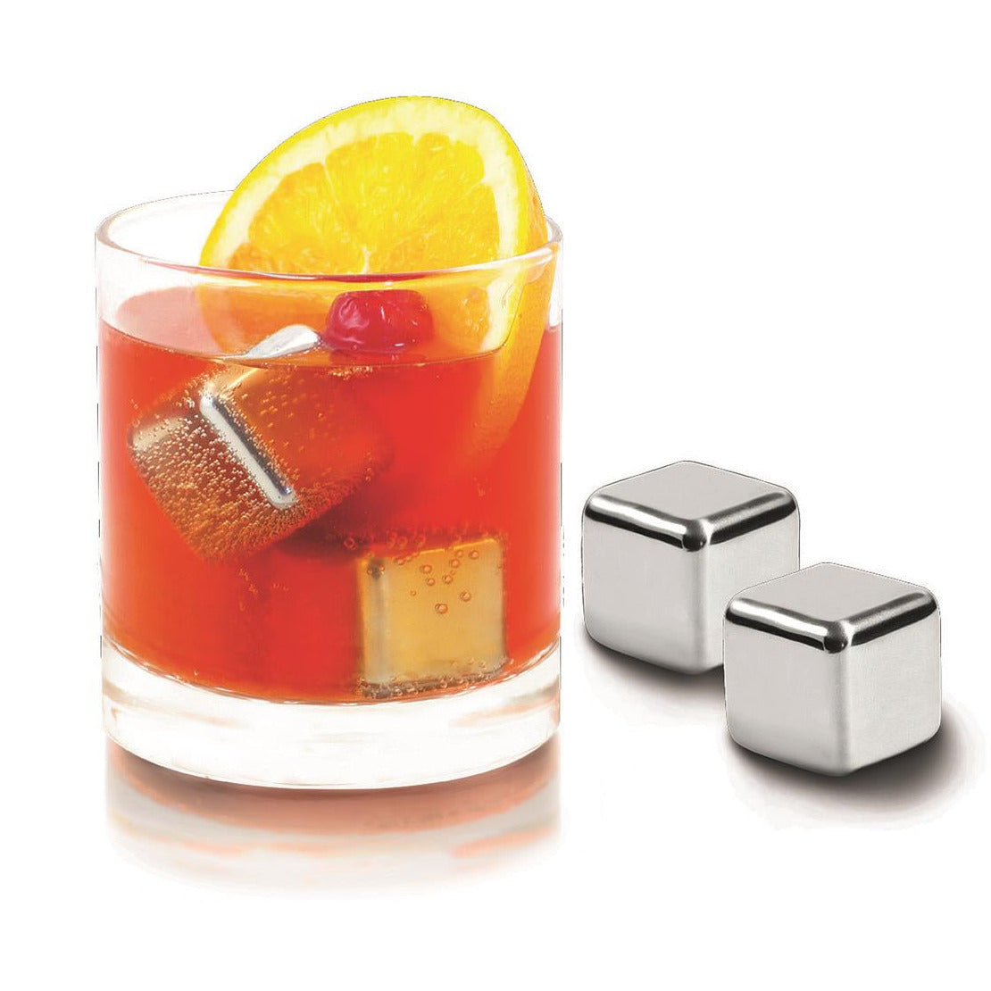 Avanti Stainless Steel Ice Cube Set Of 4
