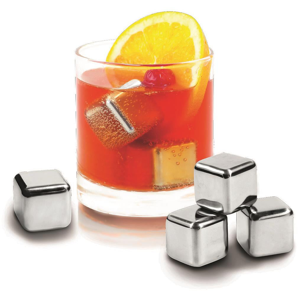Avanti Stainless Steel Ice Cubes - Set Of 6