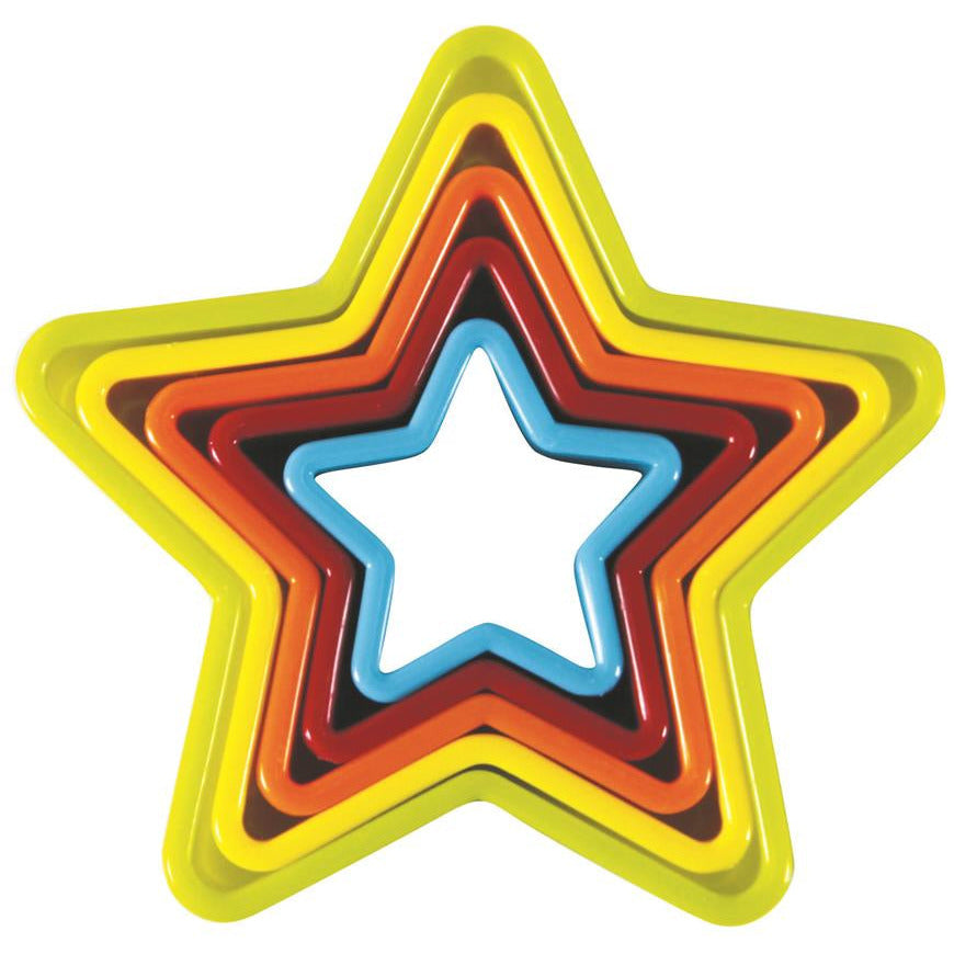 Star Cookie Cutters Set of 5 Assorted Avanti Matchbox