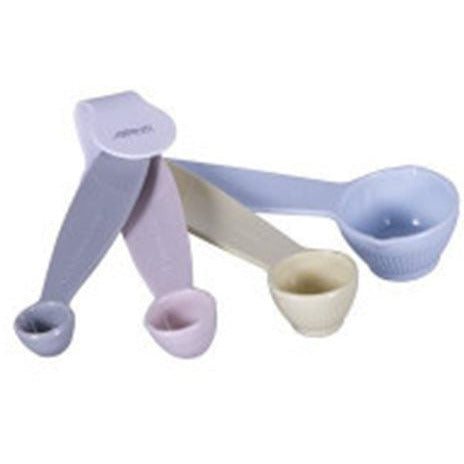 Avanti Ribbed Measuring Spoons Pastel