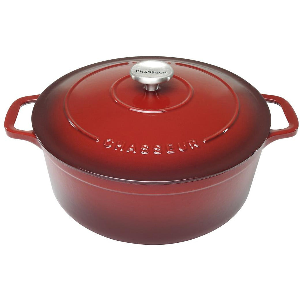 Chasseur Round French Oven 28cm/6.1L - Bordeaux