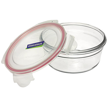 Glasslock Round Food Container Oven Safe - 850ml
