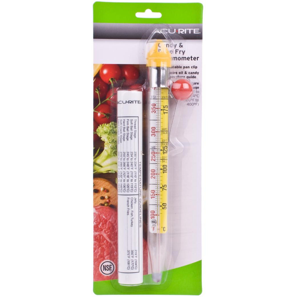 Professional Candy and Deep Fry Thermometer with Sheath AcuRite
