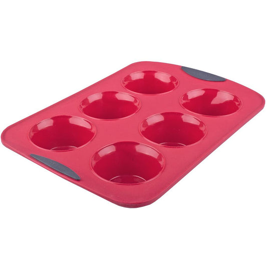 Daily Bake 6 Cup Silicone Jumbo Muffin Pan
