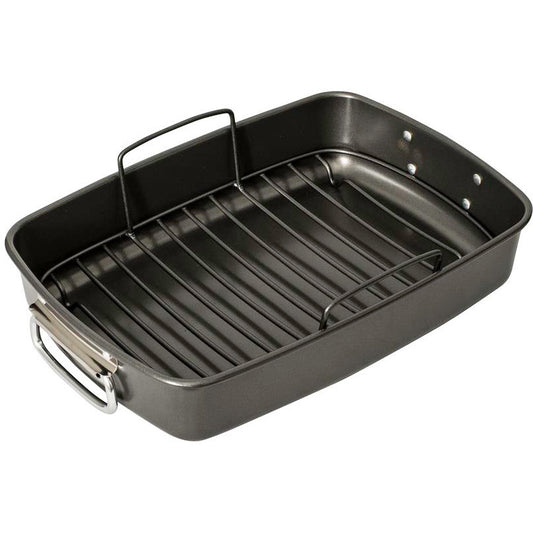 Bakemaster Roaster with Rack 40cm x 28cm x 7.5cm