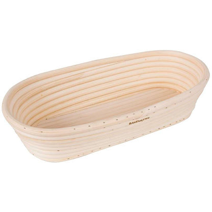 Bakemaster Oval Proving Basket 27cm x 13cm x 6.5cm