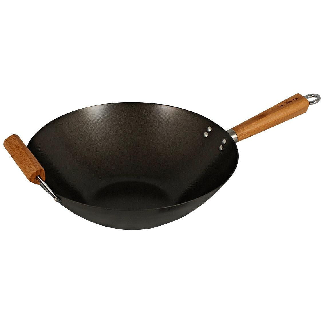 Non Stick Wok 35cm Carbon Steel