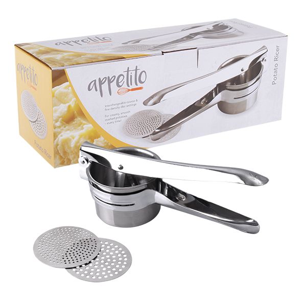 Appetito Potato Ricer / Food Press Chrome
