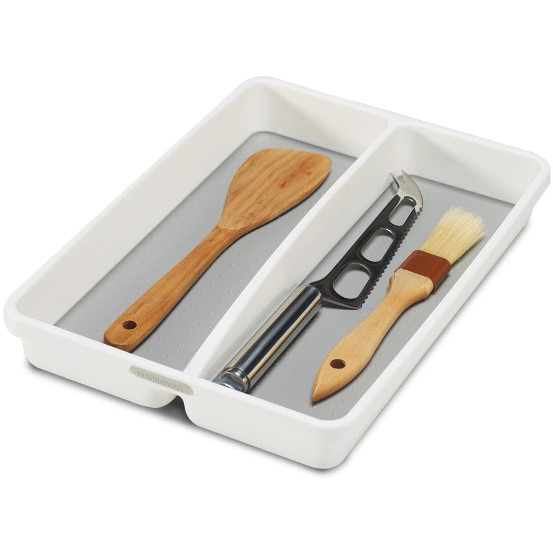 Madesmart Mini Utensil Tray 32.4cm X 23.2cm X 4.8cm - White