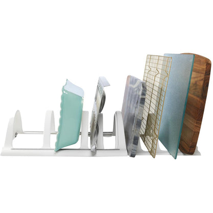 Madesmart Expandable Bakeware Organiser 39.1cm X 28.5cm X 11.4cm - White