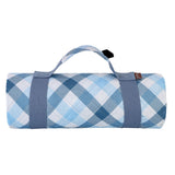 Sachi Picnic Rug 175 X 142Cm Gingham Blue