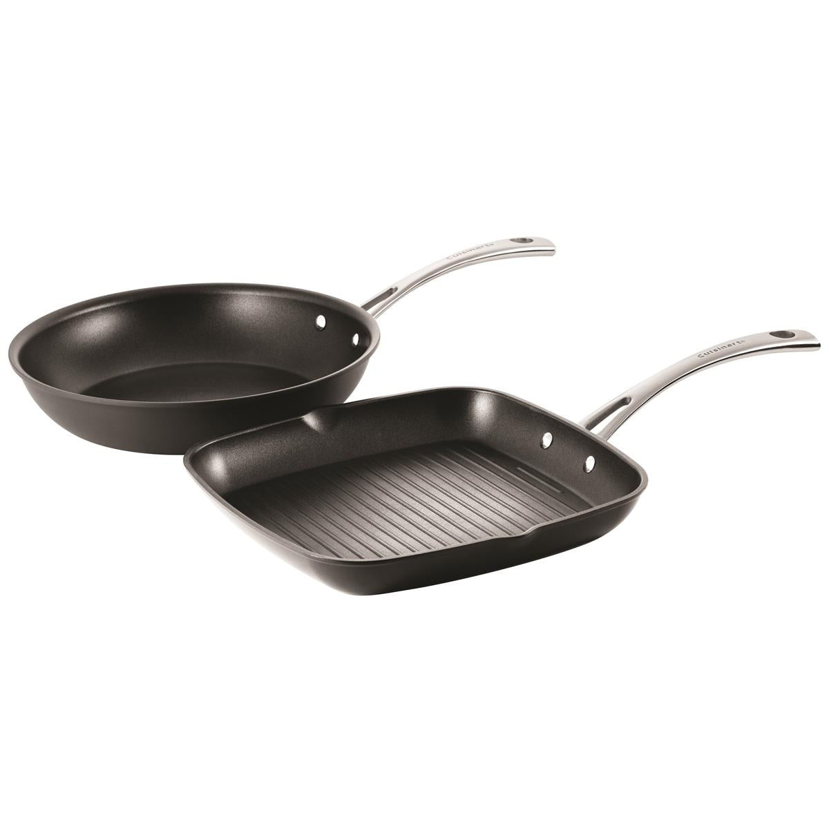 Cusinart iA+ Grill & Frypan Set 28cm Grill & 26cm Frypan