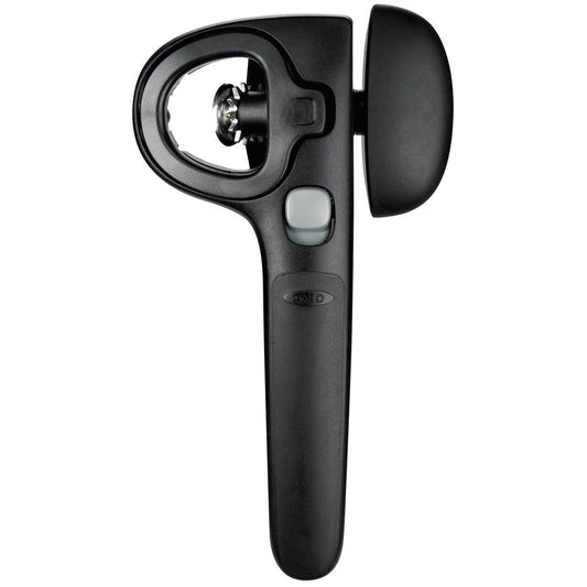 Oxo Locking Can Opener With Lid Catch Black