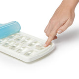 Good Grips No Spill Ice Cube Trays has rounded spots for easy removal