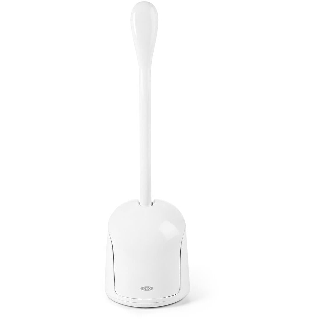 Oxo Compact Toilet Brush & Canister White