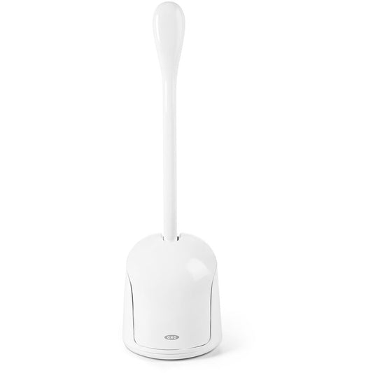 Oxo Compact Toilet Brush & Canister White