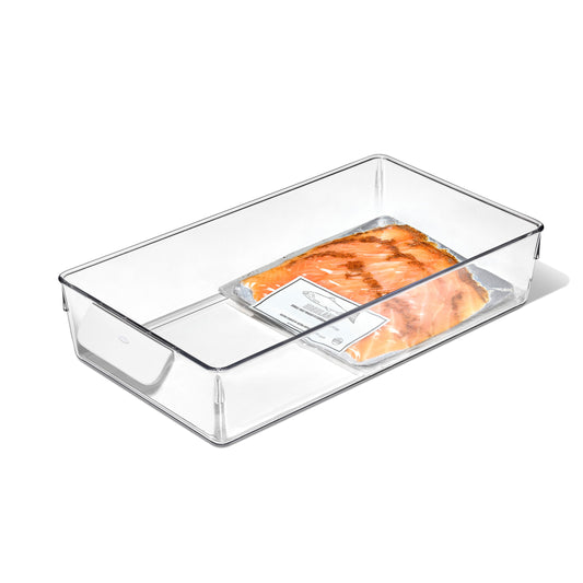 Oxo Fridge Bin with Organised groceries