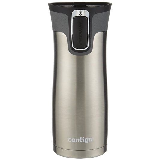 Contigo Westloop Autoseal 473ml Bottle - Stainless Steel