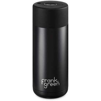 Frank Green Reusable Coffee Cup 16OZ Ultimate Ceramic - Black