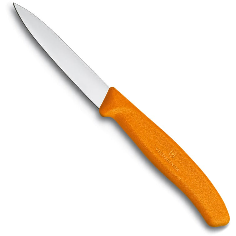 Victorinox 8cm Paring Knife Pointed Tip - Orange