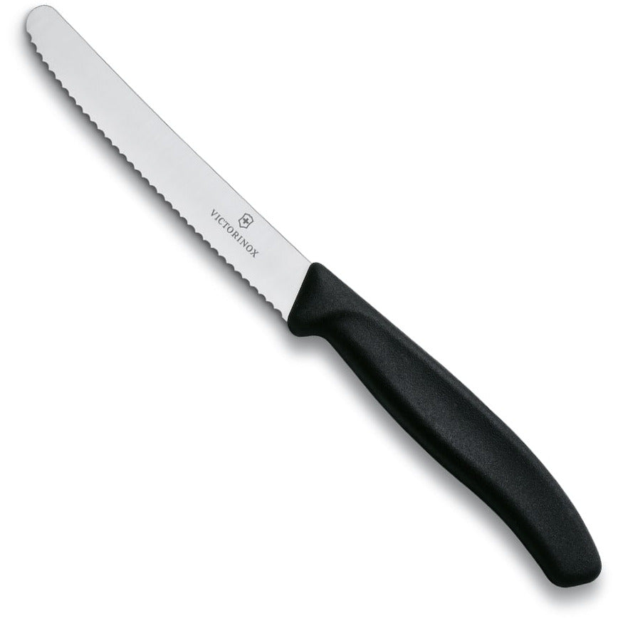 Victorinox Tomato & Sausage Knife 11cm - Black