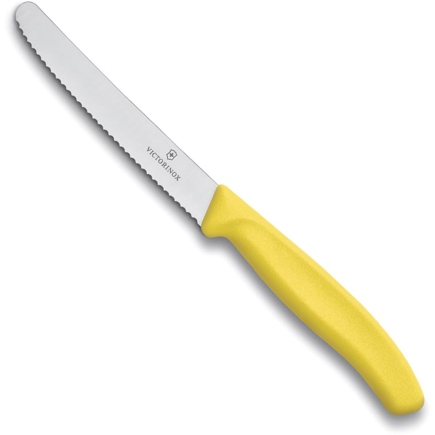 Victorinox 11cm Tomato & Sausage Knife - Yellow