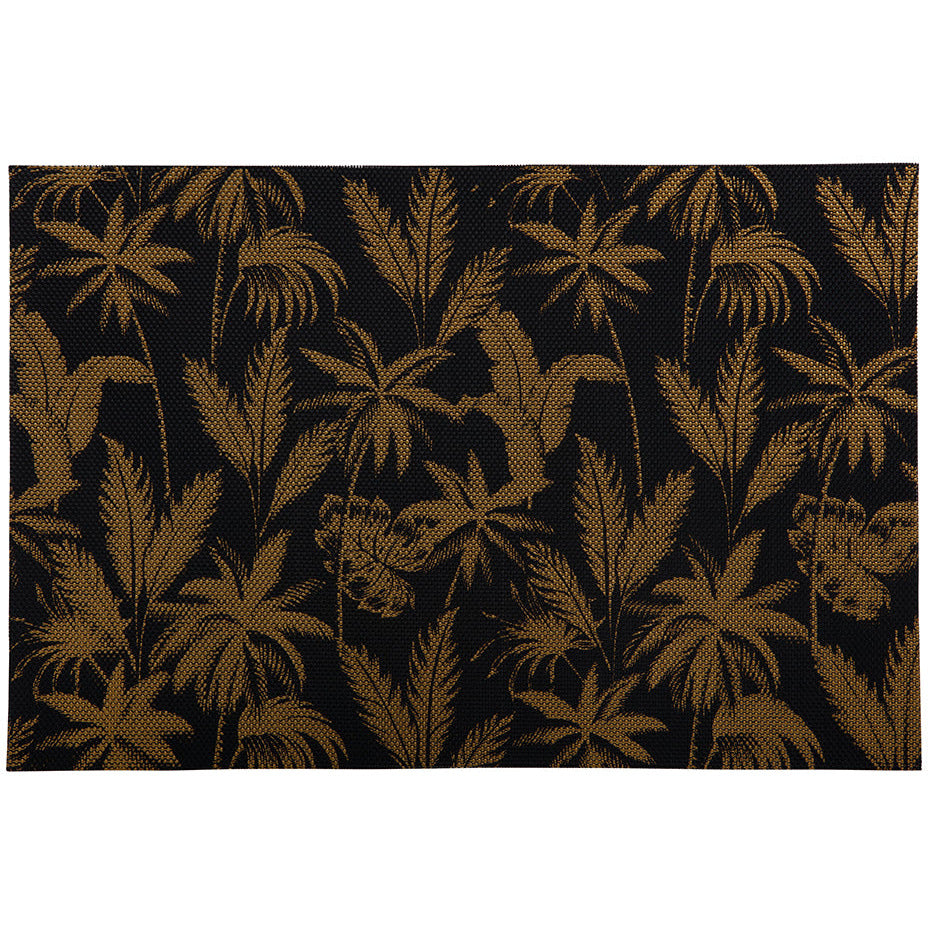 Maxwell and Williams Table Accents Jungle Placemat 45x30cm Black & Gold